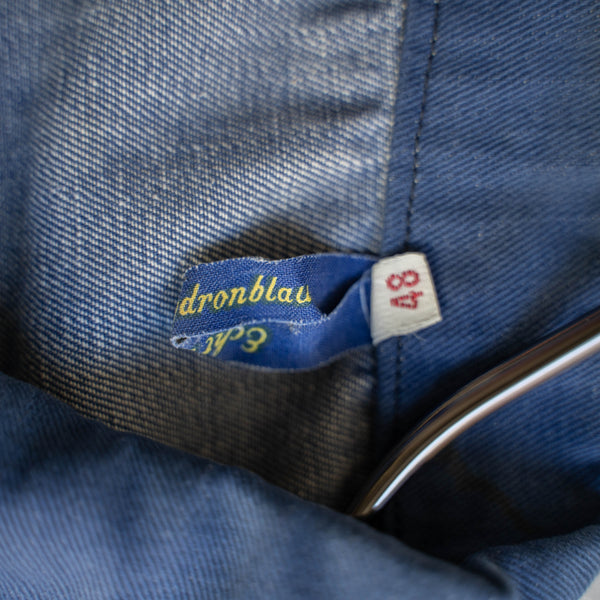 around 1970s Europe denim work jacket with patch
