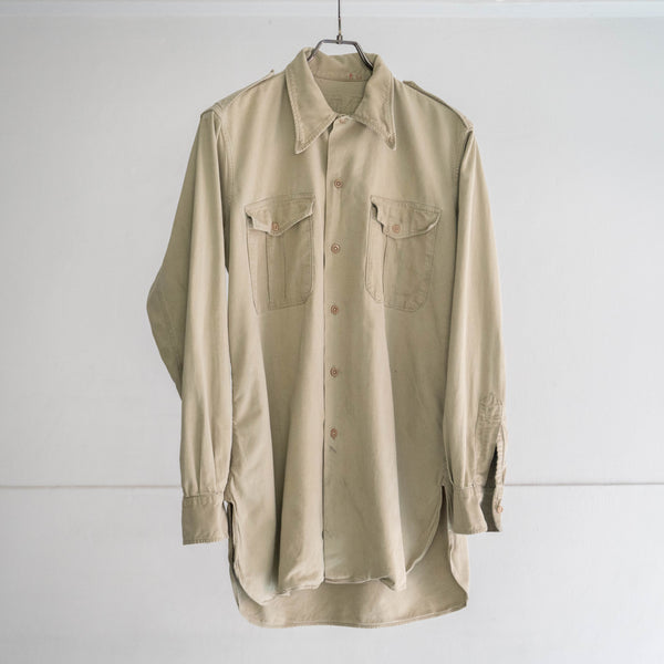 around 1950s French military M47 field shirt 'strange color'