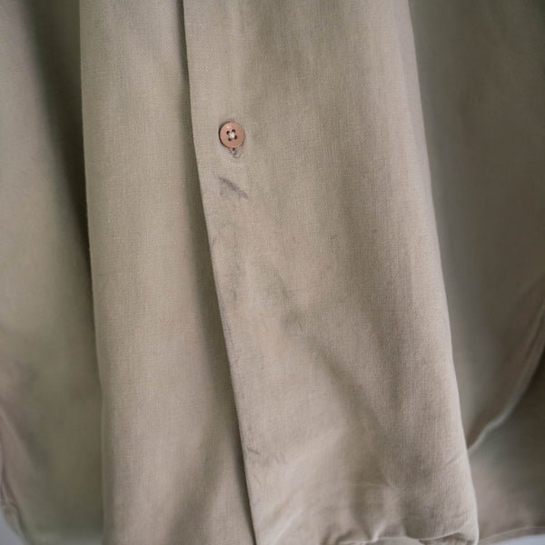 around 1950s French military M47 field shirt 'strange color'