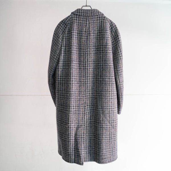 1970-80s France blue based tweed coat 'mint condition'