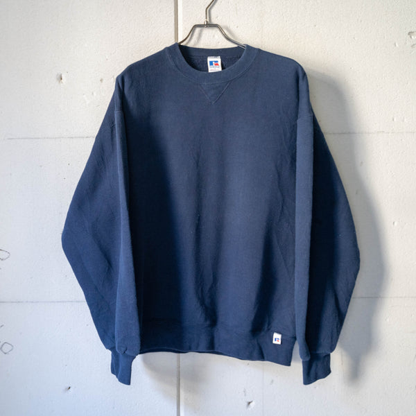 1990s "Russell" navy color sweat shirt