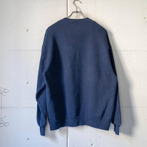 1990s "Russell" navy color sweat shirt