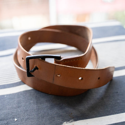 1970-80s? German military? light brown leather belt