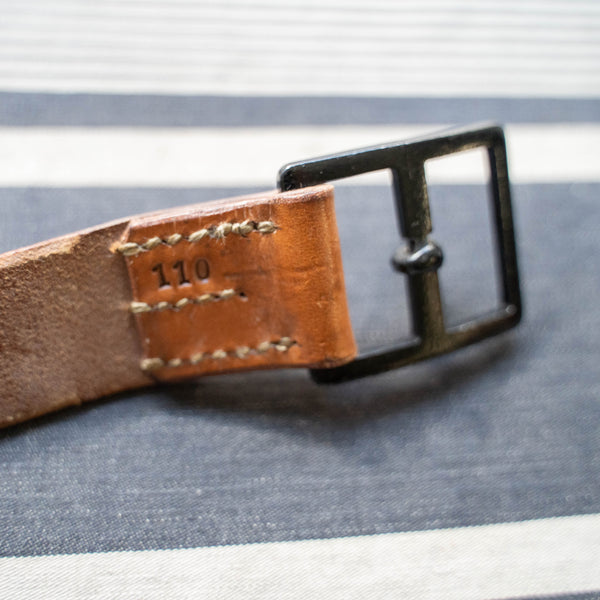 1970-80s? German military? light brown leather belt