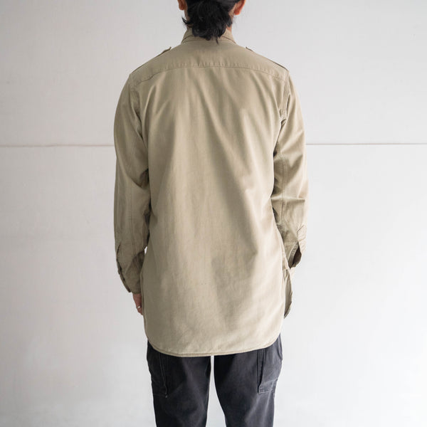 around 1950s French military M47 field shirt 'strange color'