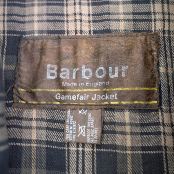 1970s Barbour 1 warrant brown color 'gamefair' -good fade-