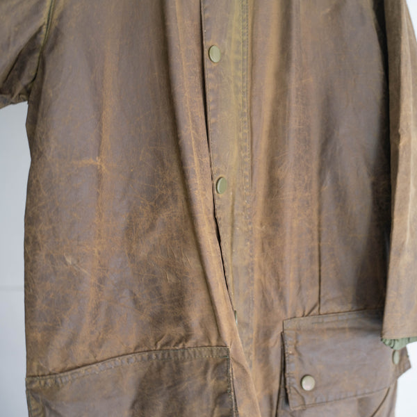 1970s Barbour 1 warrant brown color 'gamefair' -good fade-