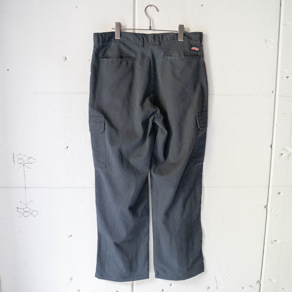 1990-2000s 'Dickies' charcoal gray color wide cargo pants