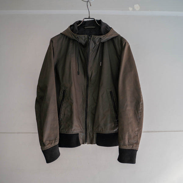 2000s super faded zip-up foodie