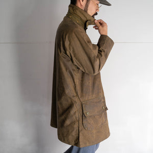 1970s Barbour 1 warrant brown color 'gamefair' -good fade-