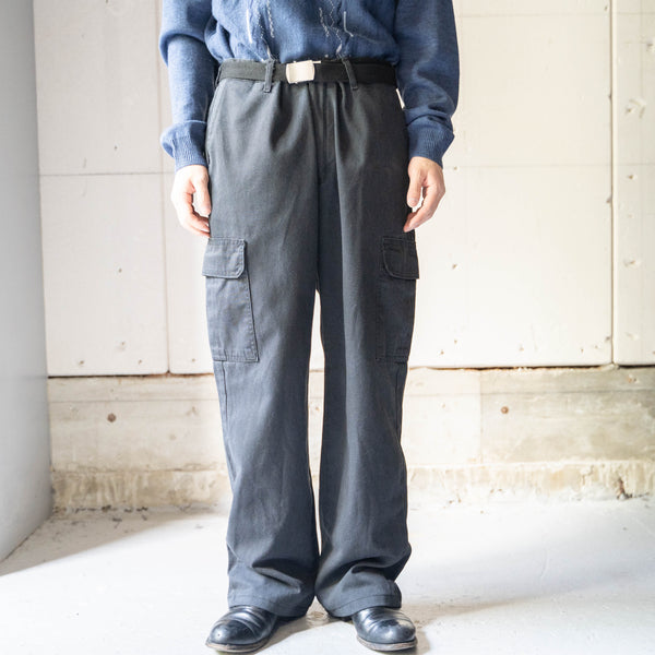 1990-2000s 'Dickies' charcoal gray color wide cargo pants