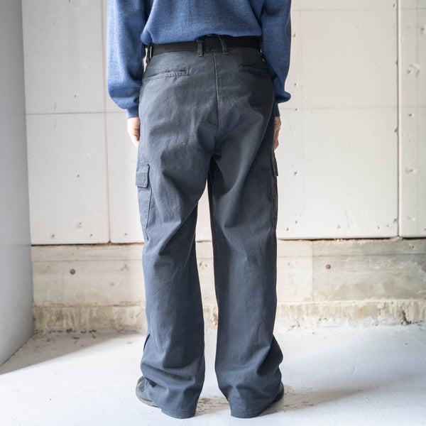 1990-2000s 'Dickies' charcoal gray color wide cargo pants