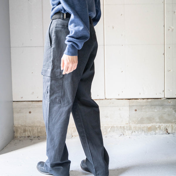 1990-2000s 'Dickies' charcoal gray color wide cargo pants