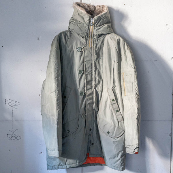 around 1980s Japan green N-3B type flight jacket