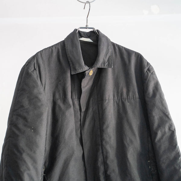 around1970s  germany puff jacket "black dyed"