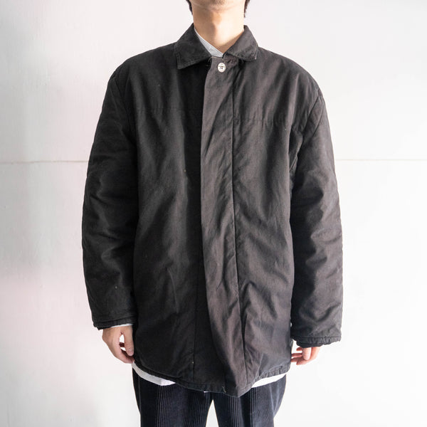 around1970s  germany puff jacket "black dyed"