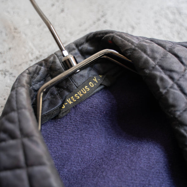 around 1970s purple wool smoking jacket