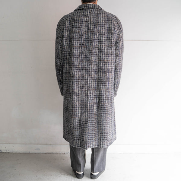 1970-80s France blue based tweed coat 'mint condition'