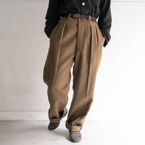 1950-60s French military m52 wool pants 'dead stock' "size34"