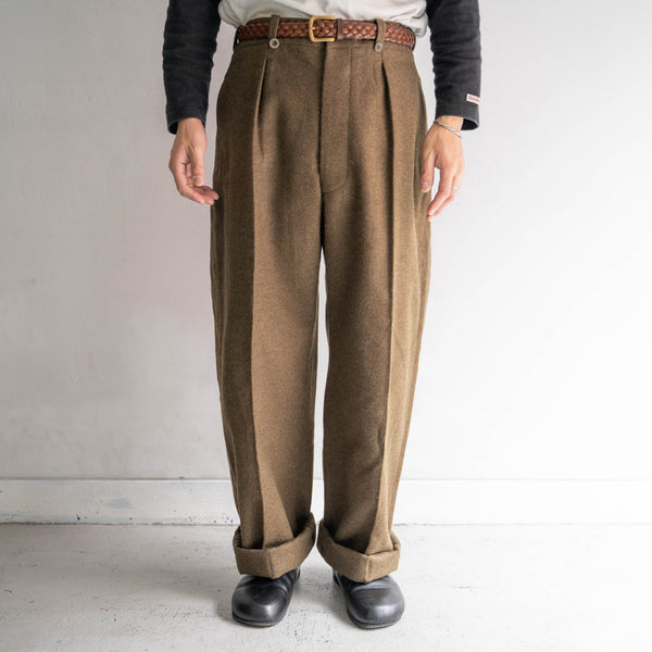 1950-60s French military m52 wool pants 'dead stock' "size43"