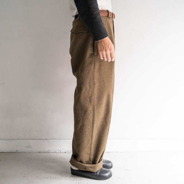 1950-60s French military m52 wool pants 'dead stock' "size43"