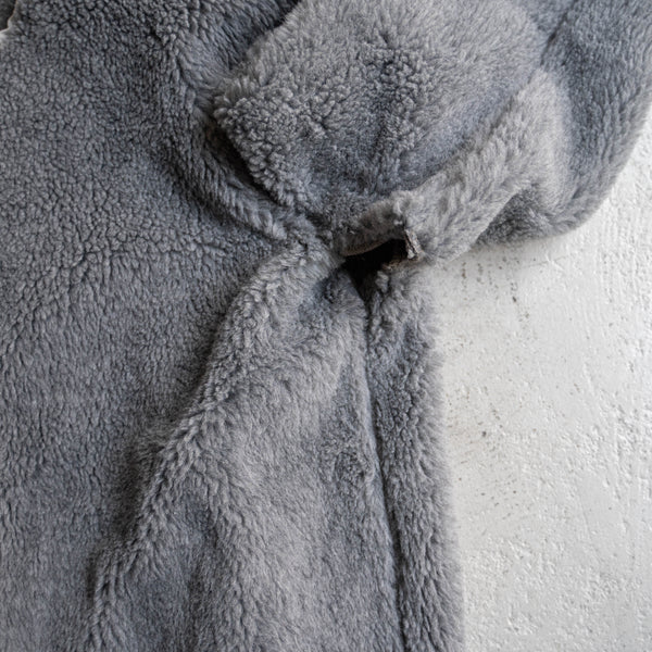 1980-90s Czech military gray boa liner jacket 'dead stock' -remake-