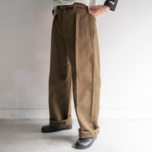 1950-60s French military m52 wool pants 'dead stock' "size43"