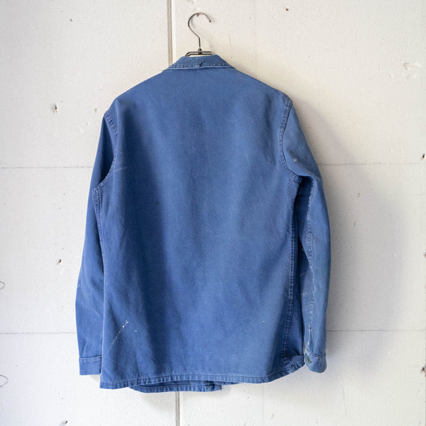 around 1960s France cotton twill painted work jacket