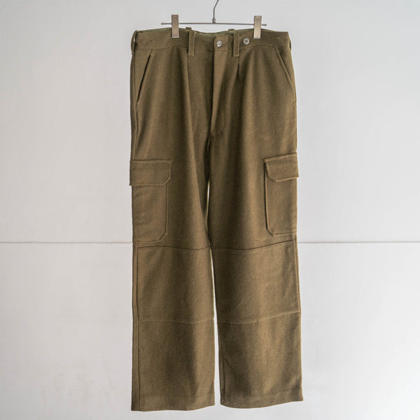 around 1990s Czech military wool cargo pants 'dead stock'