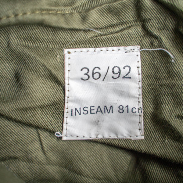 around 1990s Czech military wool cargo pants 'dead stock'