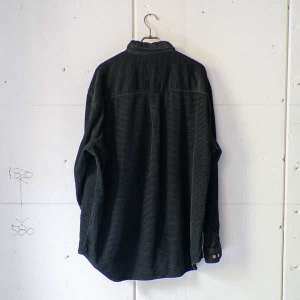 around 1990s black color unusual fabric shirt