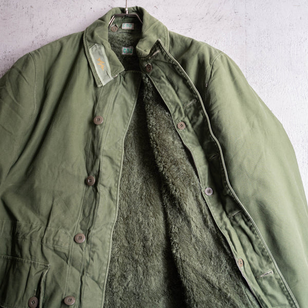 1950-80s Swedish military M-59 coat with liner -2