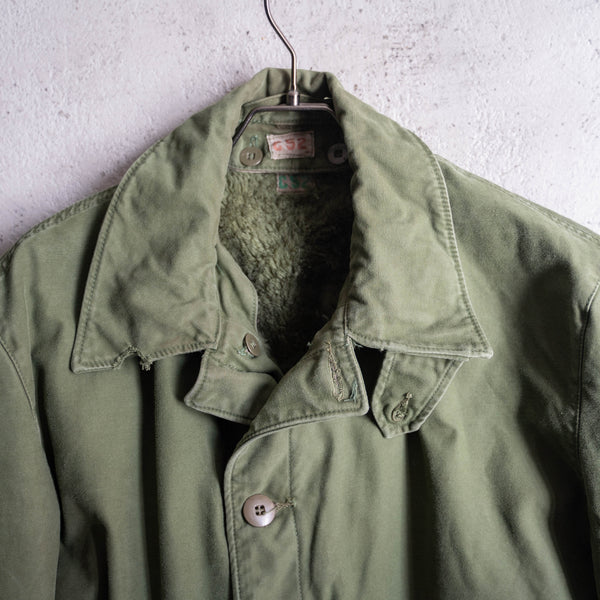 1950-80s Swedish military M-59 coat with liner -1