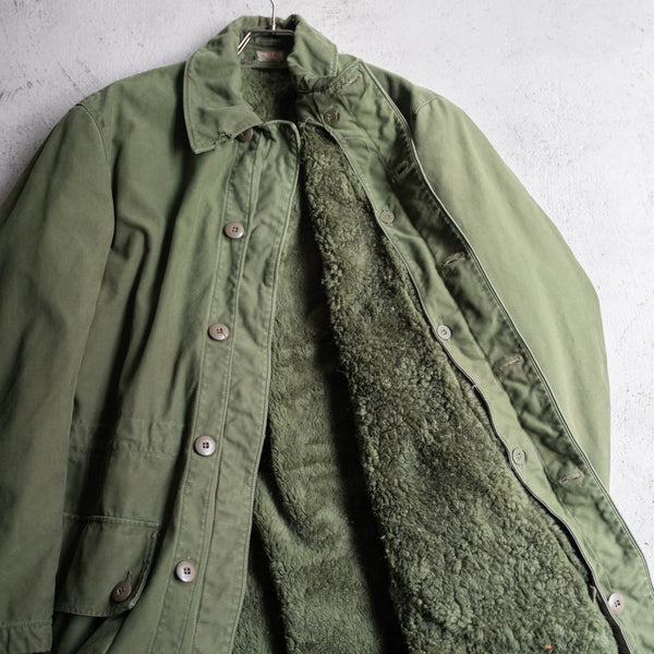 1950-80s Swedish military M-59 coat with liner -1