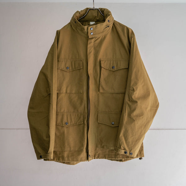 around 1980s Europe khaki 4 pockets work jacket 'dead stock'