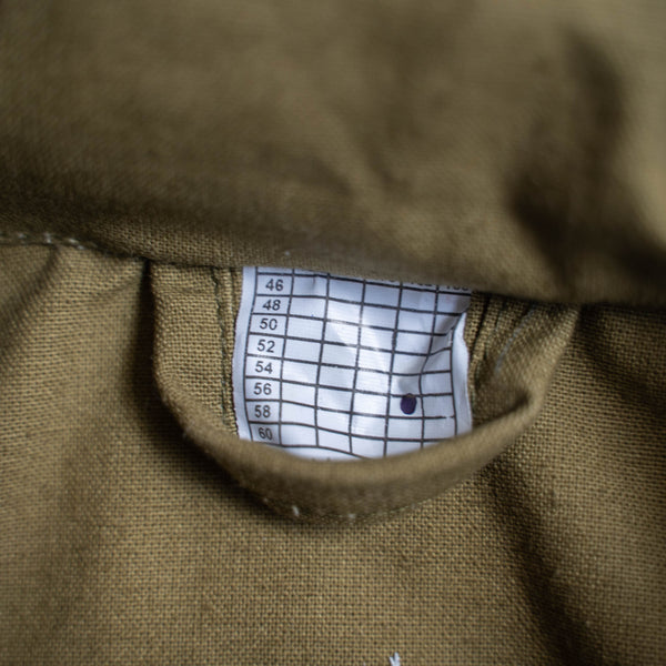 around 1980s Europe khaki 4 pockets work jacket 'dead stock'