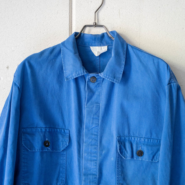 around 1970s France two pockets cotton twill work jacket