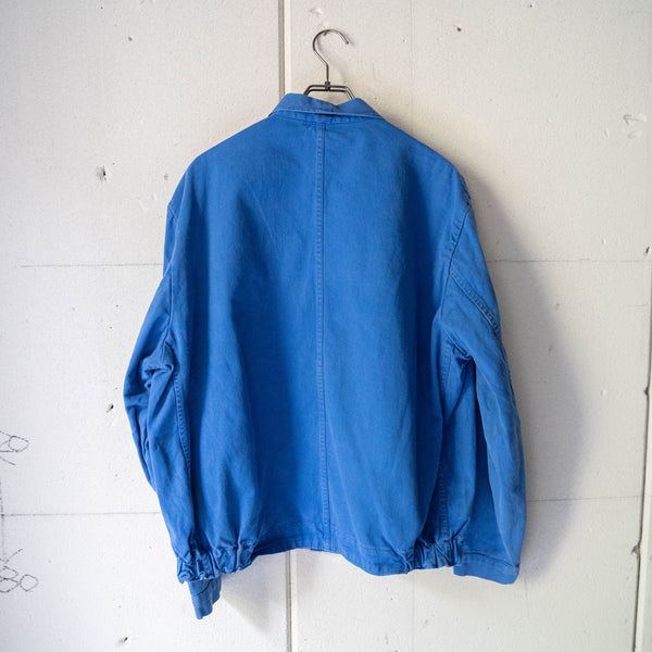 around 1970s France two pockets cotton twill work jacket