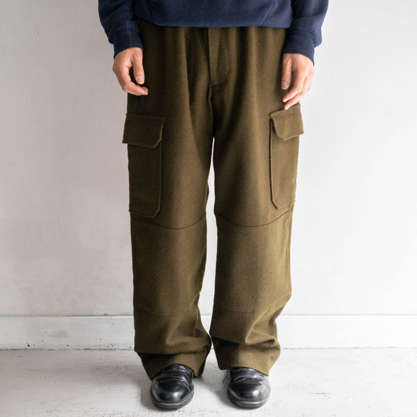 around 1990s Czech military wool cargo pants 'dead stock'