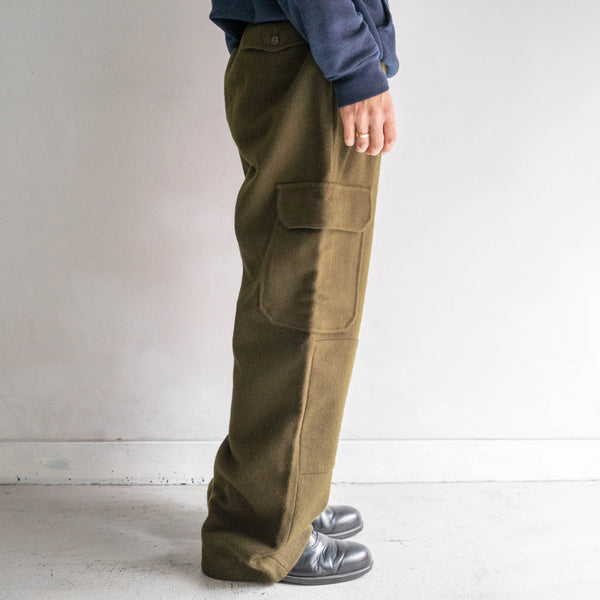 around 1990s Czech military wool cargo pants 'dead stock'