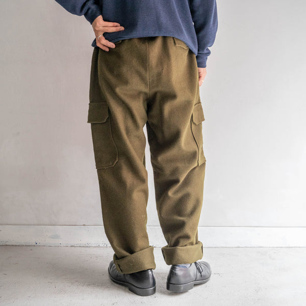 around 1990s Czech military wool cargo pants 'dead stock'