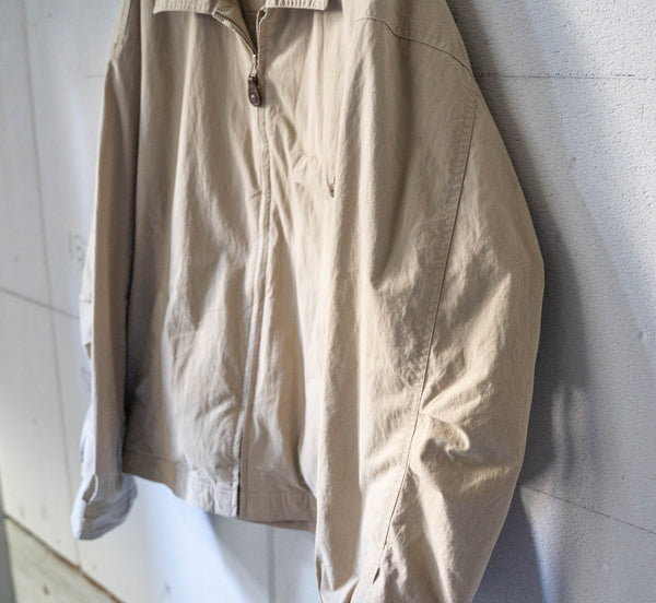 1990s "Timbarland" light beige color big silhouette jacket