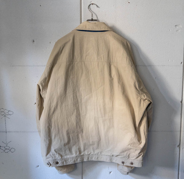 1990s "Timbarland" light beige color big silhouette jacket