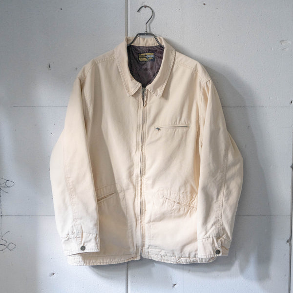 around 1990s pale yellow color padded jacket