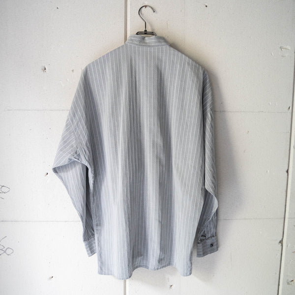 around 1990s 'GIANNI VERSACE' gray stripe dress shirt