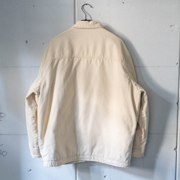 around 1990s pale yellow color padded jacket