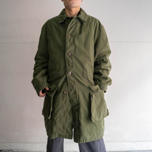 1950-80s Swedish military M-59 coat with liner -1