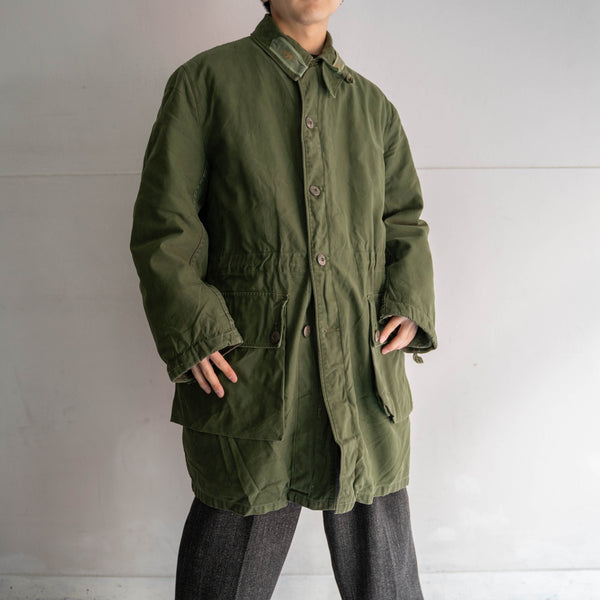 1950-80s Swedish military M-59 coat with liner -2