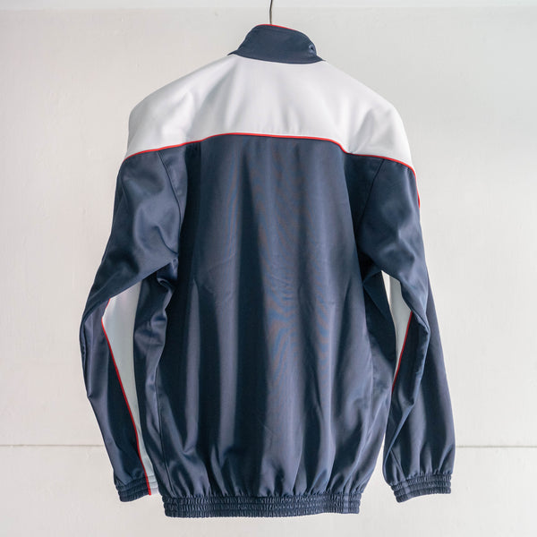 2000s French military navy×white track jacket "dead stock"