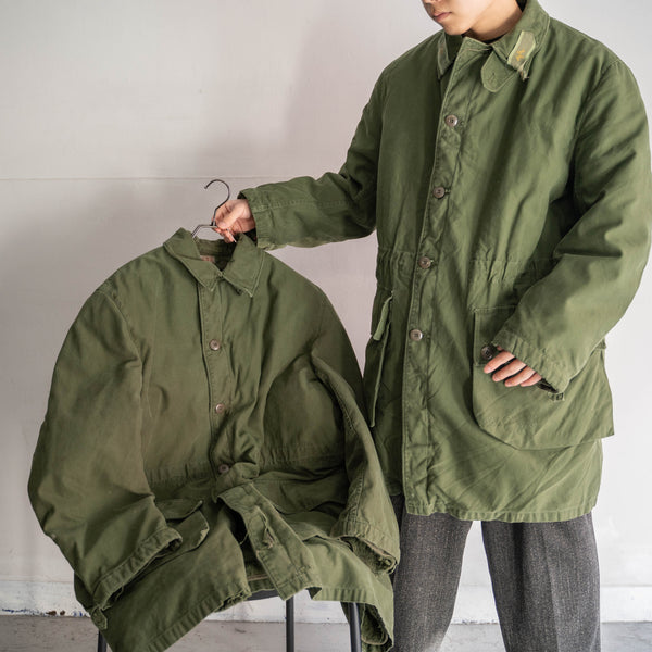 1950-80s Swedish military M-59 coat with liner -2